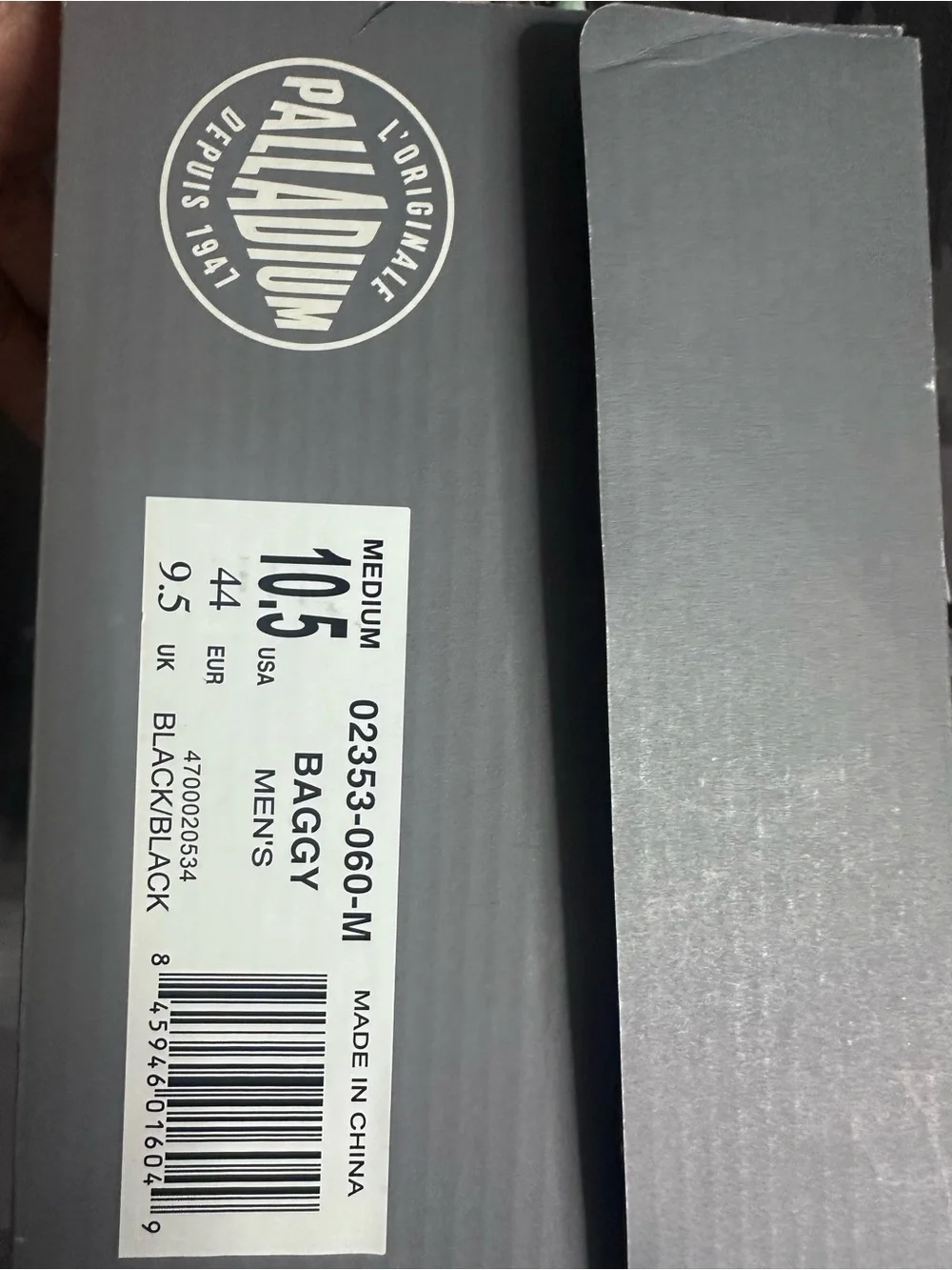 Palladium Black Canvas Lace-Up High-Top Boots - Picture 8 of 8